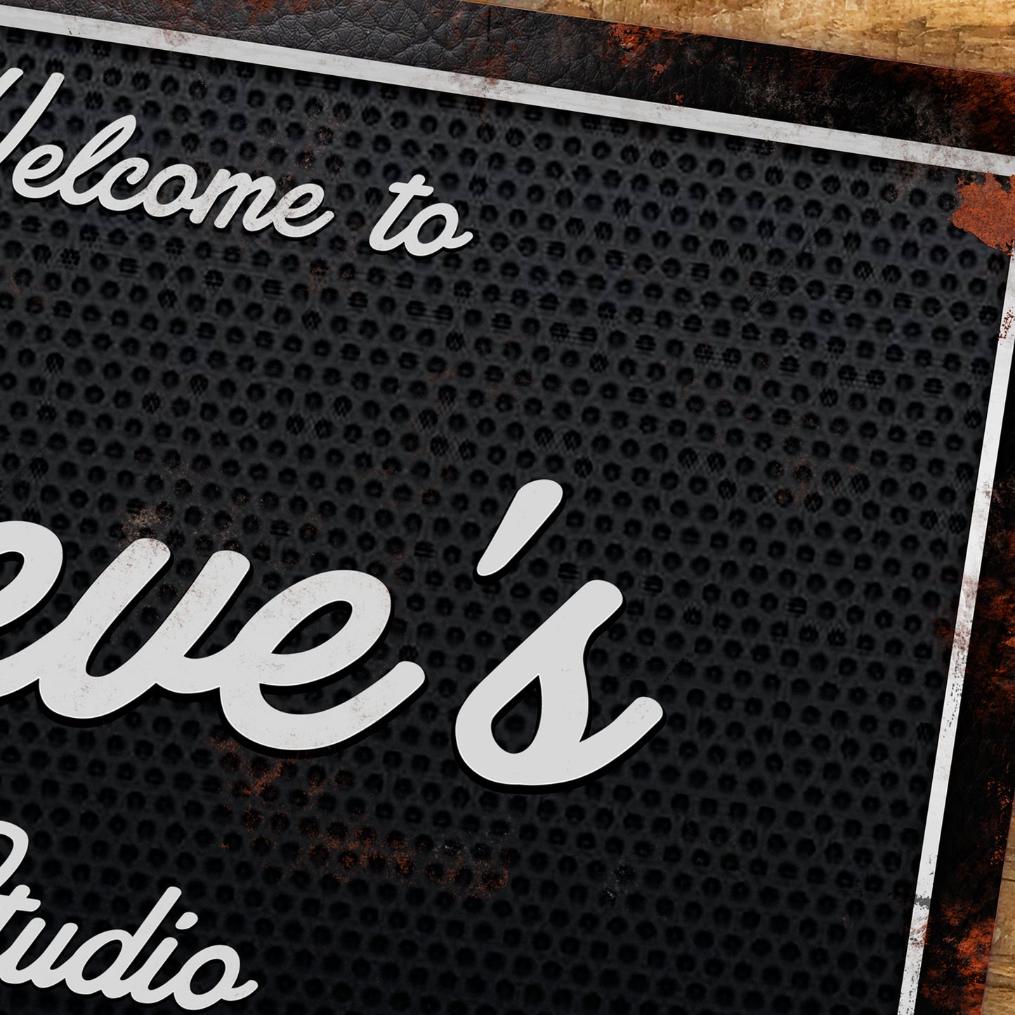 Personalised Music Studio Sign Custom Recording Studio Sign 200x305mm