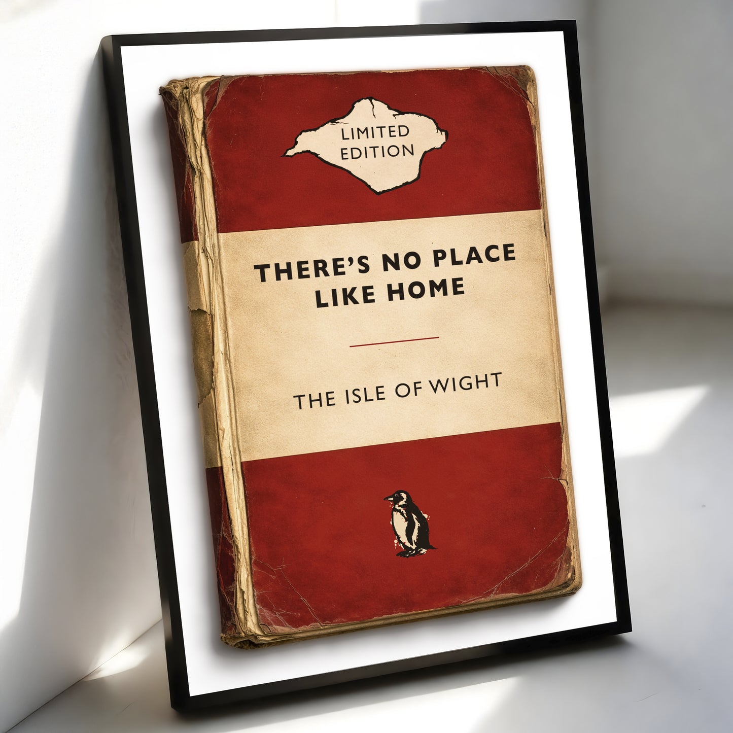 Vintage Book Cover Print - Isle of Wight - No Place Like Home
