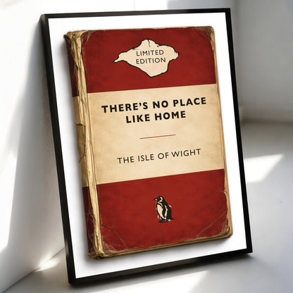 Vintage Book Cover Print - Isle of Wight - No Place Like Home