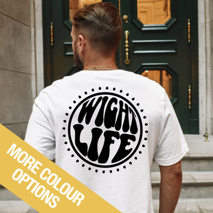 Wight Life T-Shirt - 60s Power Circle- Unisex Isle of Wight Tee