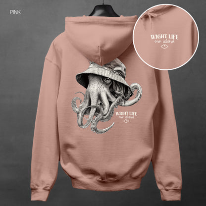 Wight Life Hoodie - Bucket Hat Octopus - Unisex Hoodie