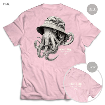 Wight Life T-Shirt - Bucket Hat Octopus- Unisex Isle of Wight Tee