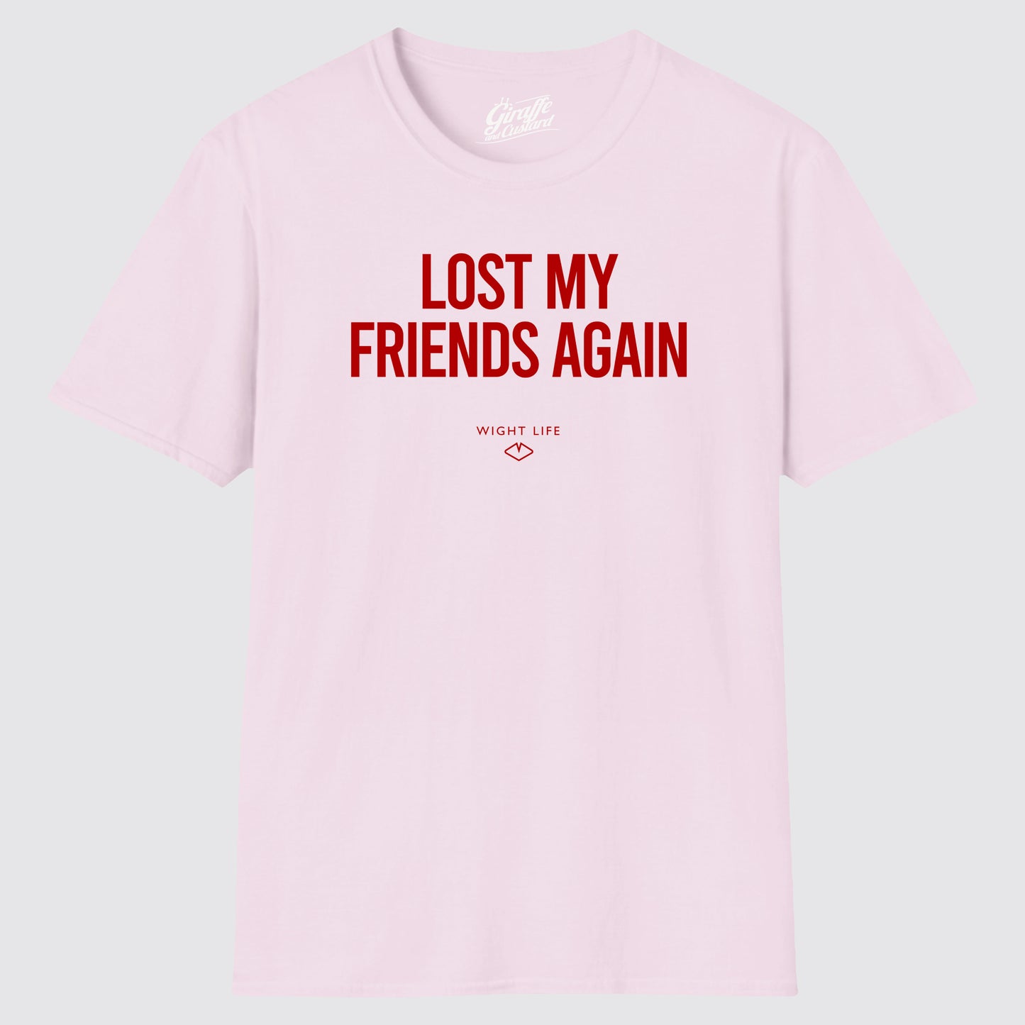 Wight Life T-Shirt - Festival Lost My Friends Again- Unisex Isle of Wight Tee