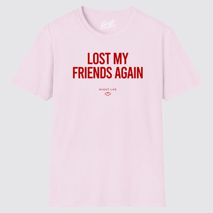 Wight Life T-Shirt - Festival Lost My Friends Again- Unisex Isle of Wight Tee
