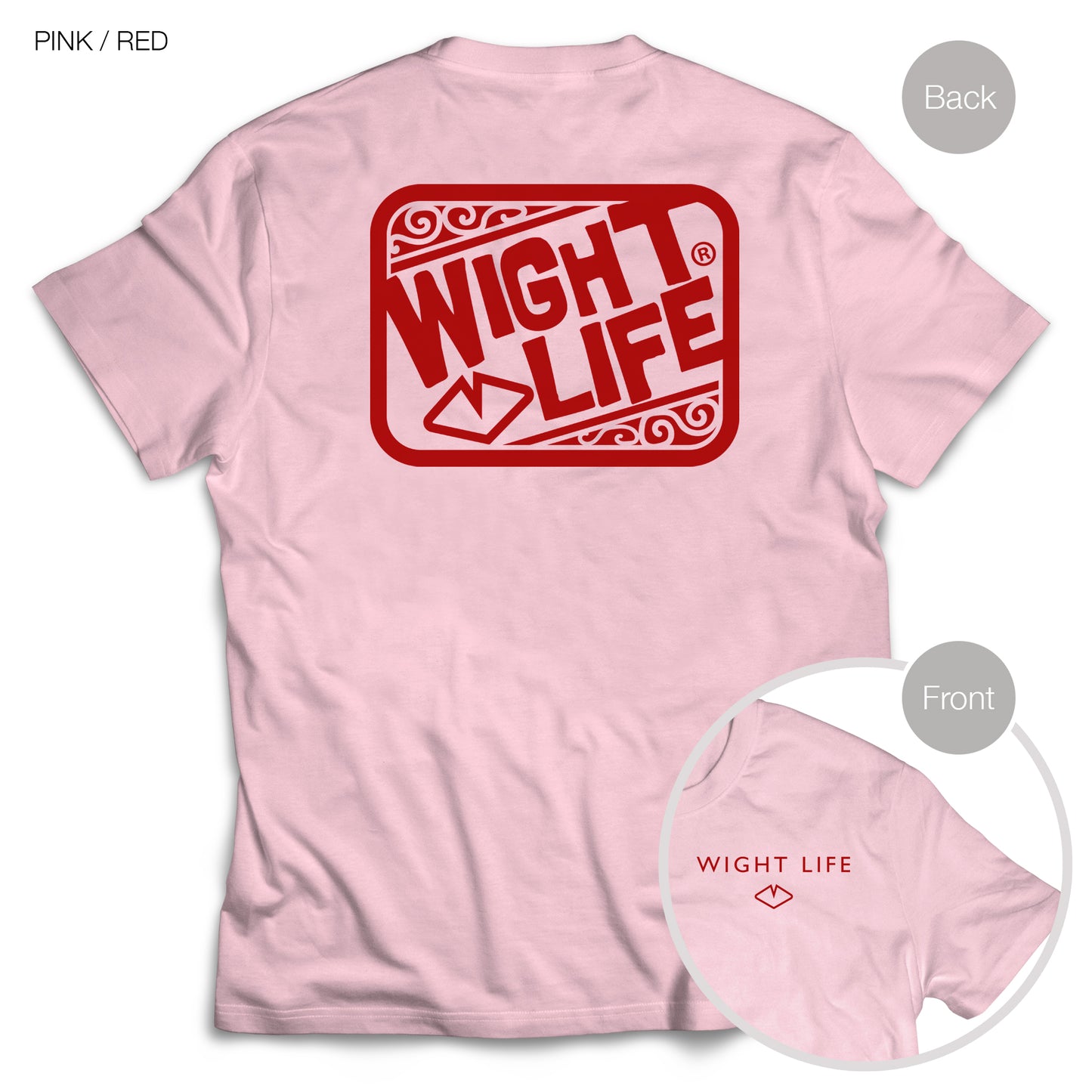 Wight Life T-Shirt - Abstract Surf- Unisex Isle of Wight Tee