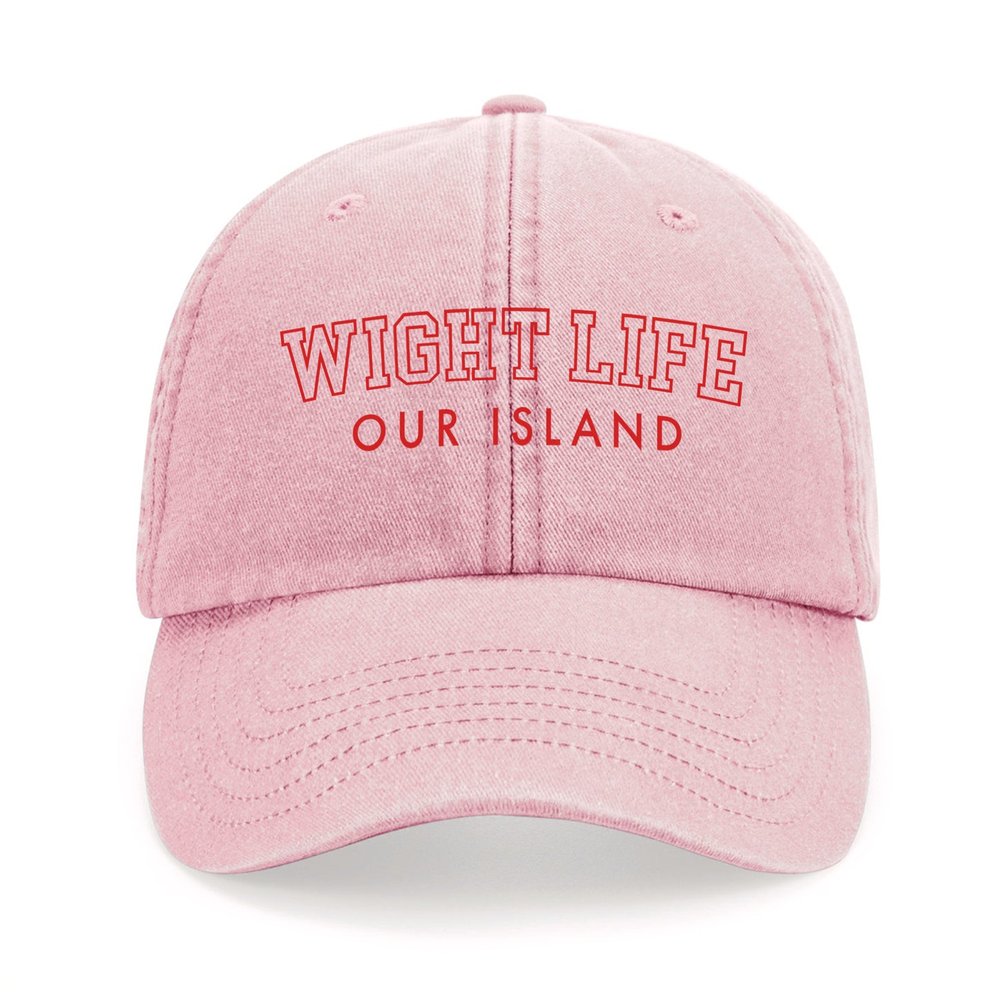 Wight Life Logo College Baseball Cap - Isle of Wight Collection