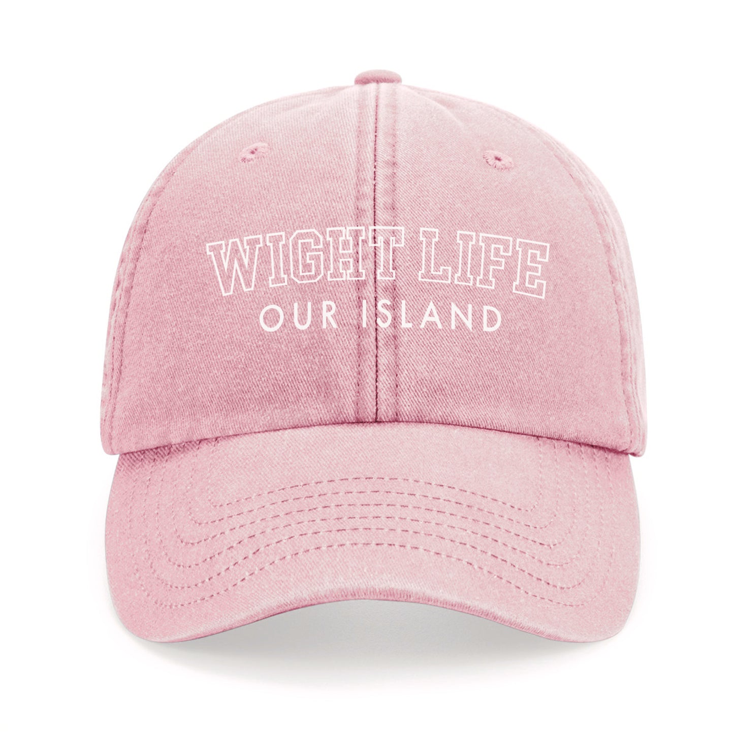 Wight Life Logo College Baseball Cap - Isle of Wight Collection