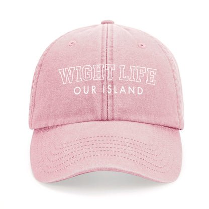 Wight Life Logo College Baseball Cap - Isle of Wight Collection