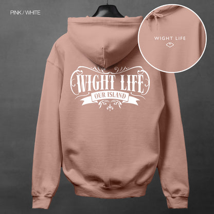 Wight Life Hoodie - Tattoo Crest - Unisex Hoodie