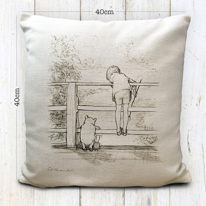 Winnie the Pooh - Pooh Sticks - Cushion Cover