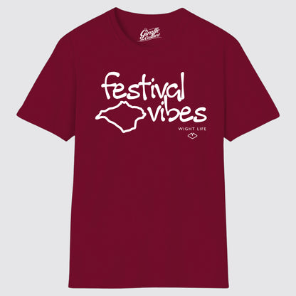 Wight Life T-Shirt - Festival Vibes Graffiti- Unisex Isle of Wight Tee