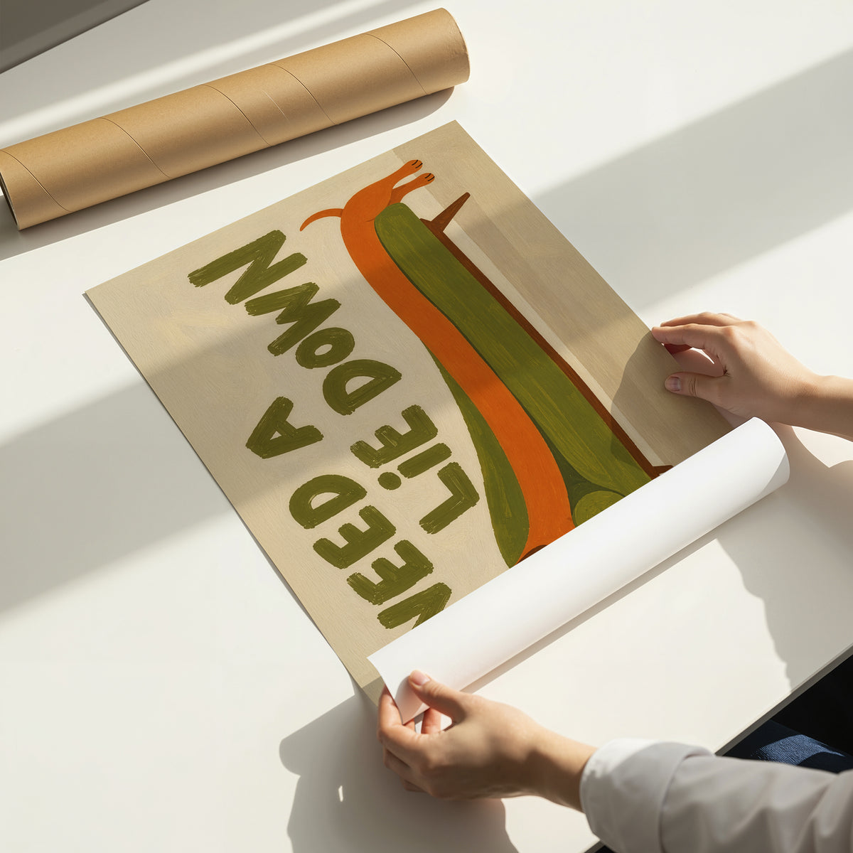 Funny Sausage Dog Print – I Need a Lie Down Dachshund Wall Art
