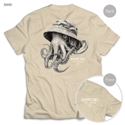 Wight Life T-Shirt - Bucket Hat Octopus- Unisex Isle of Wight Tee