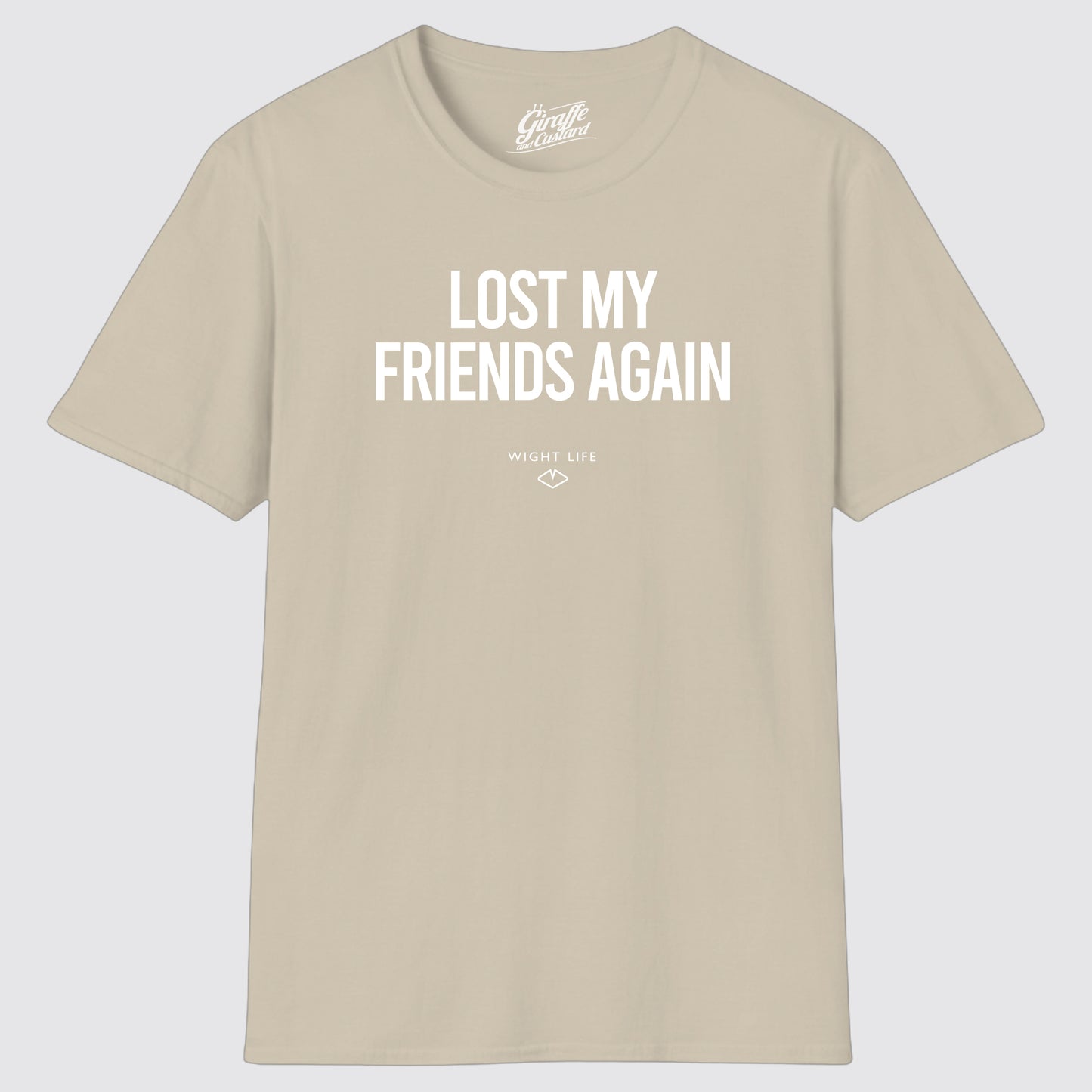 Wight Life T-Shirt - Festival Lost My Friends Again- Unisex Isle of Wight Tee