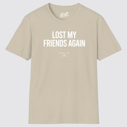 Wight Life T-Shirt - Festival Lost My Friends Again- Unisex Isle of Wight Tee