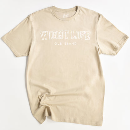 Wight Life T-Shirt - College T Shirt - Unisex Isle of Wight Tee