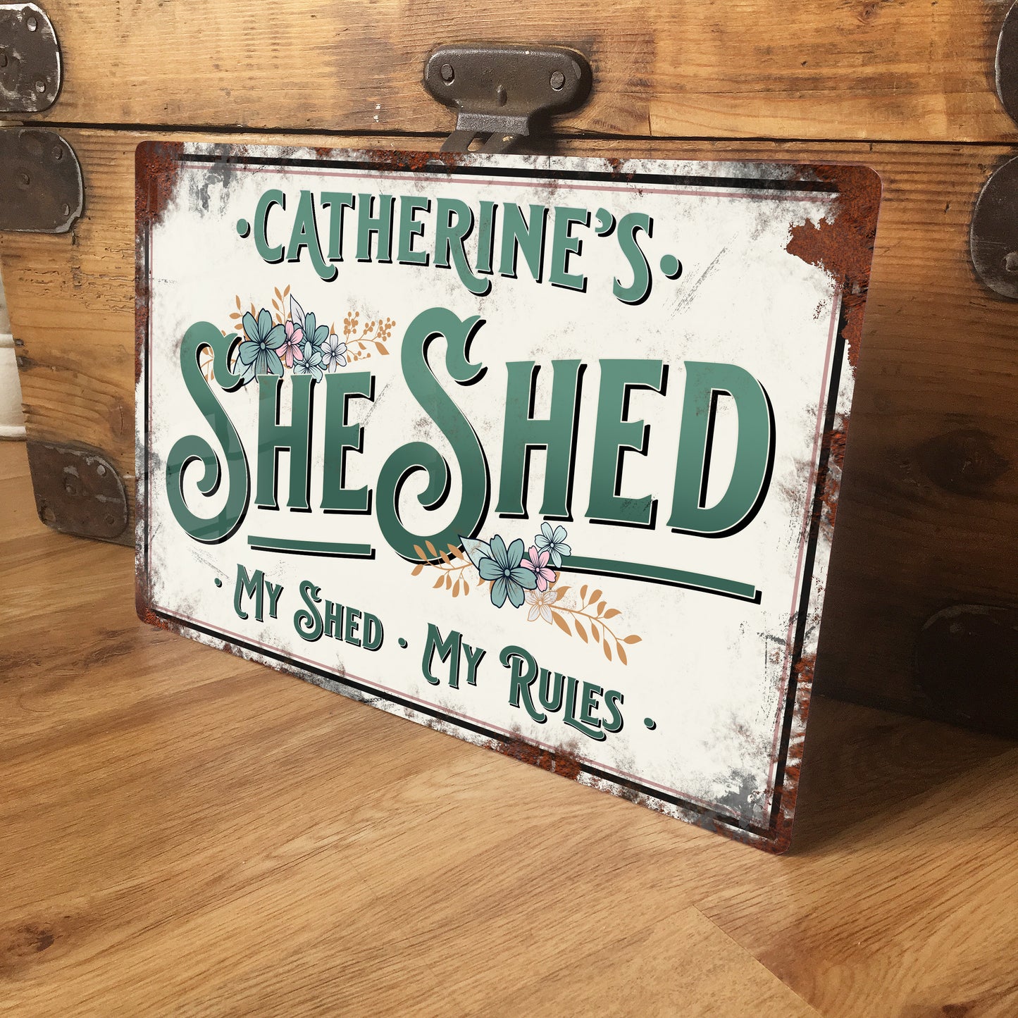 personalised She Shed Sign Custom Garden Shed Sign
