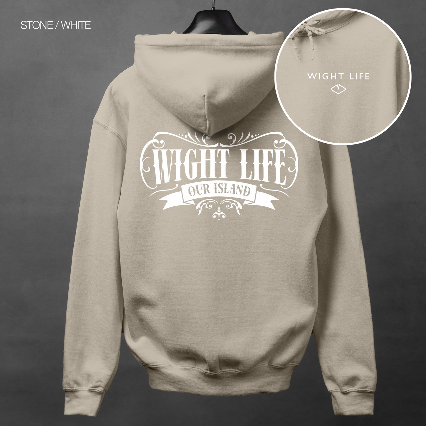 Wight Life Hoodie - Tattoo Crest - Unisex Hoodie