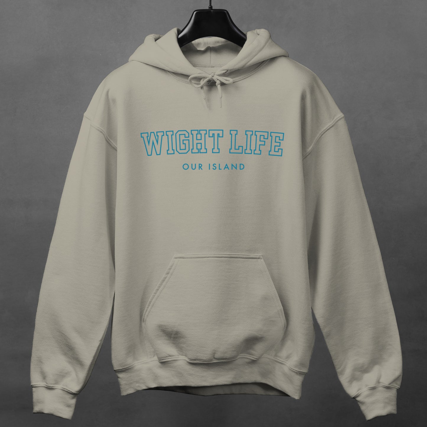 Wight Life Hoodie - College University Style - Isle of Wight Hoodie