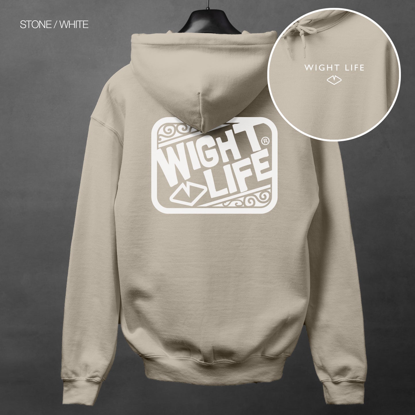 Wight Life Hoodie - Abstract Surf - Unisex Hoodie