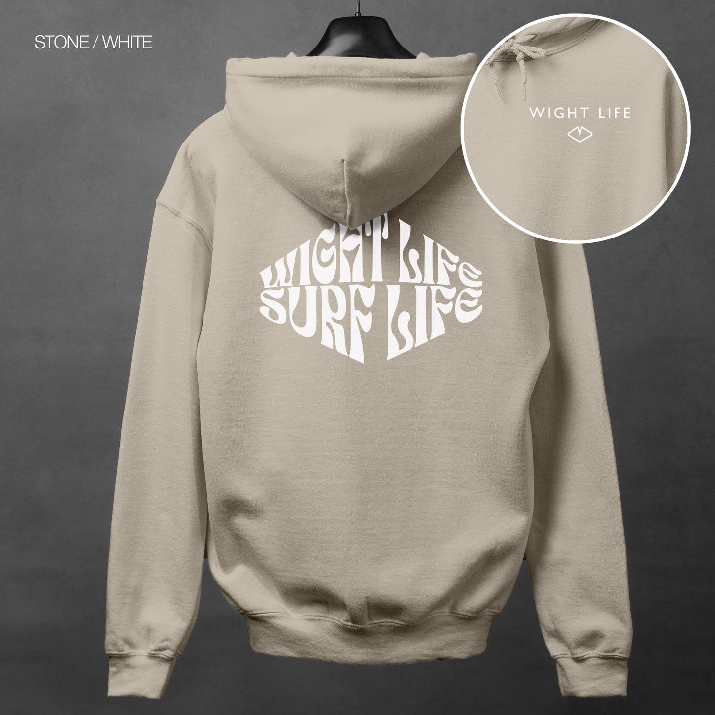 Wight Life Hoodie - Surf Life - Isle of Wight Hoodie
