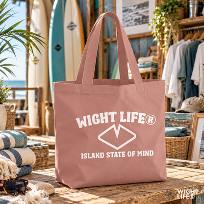 Island State of Mind Heavyweight Canvas Tote Bag | Wight Life®