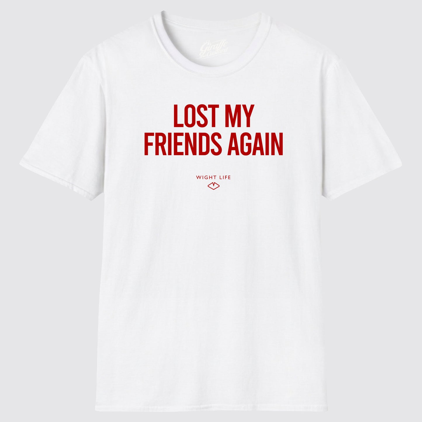Wight Life T-Shirt - Festival Lost My Friends Again- Unisex Isle of Wight Tee