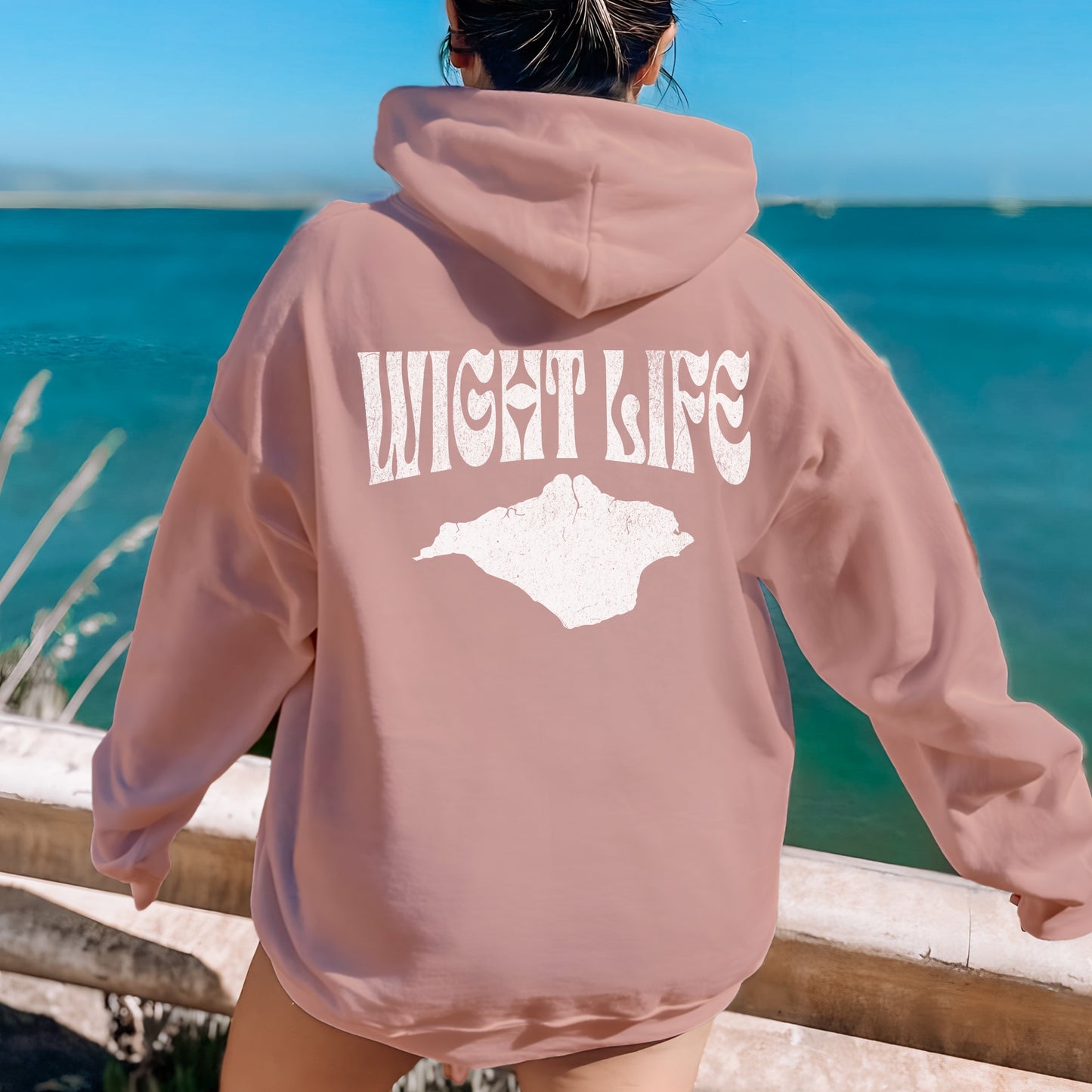 Wight Life Hoodie - Wight Life Logo - WLH09