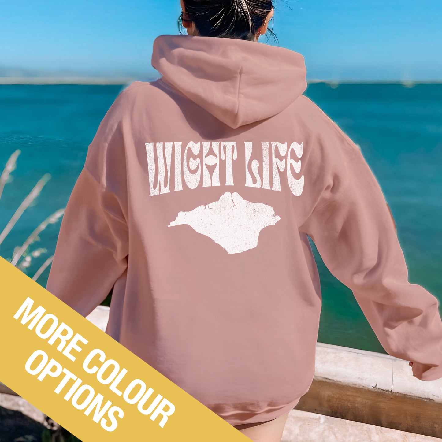 Wight Life Hoodie - Wight Life Logo - WLH09