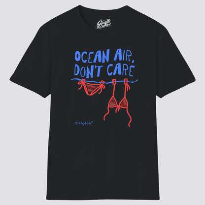 Wight Life T-Shirt - Ocean Air Don't Care - Unisex Isle of Wight Tee
