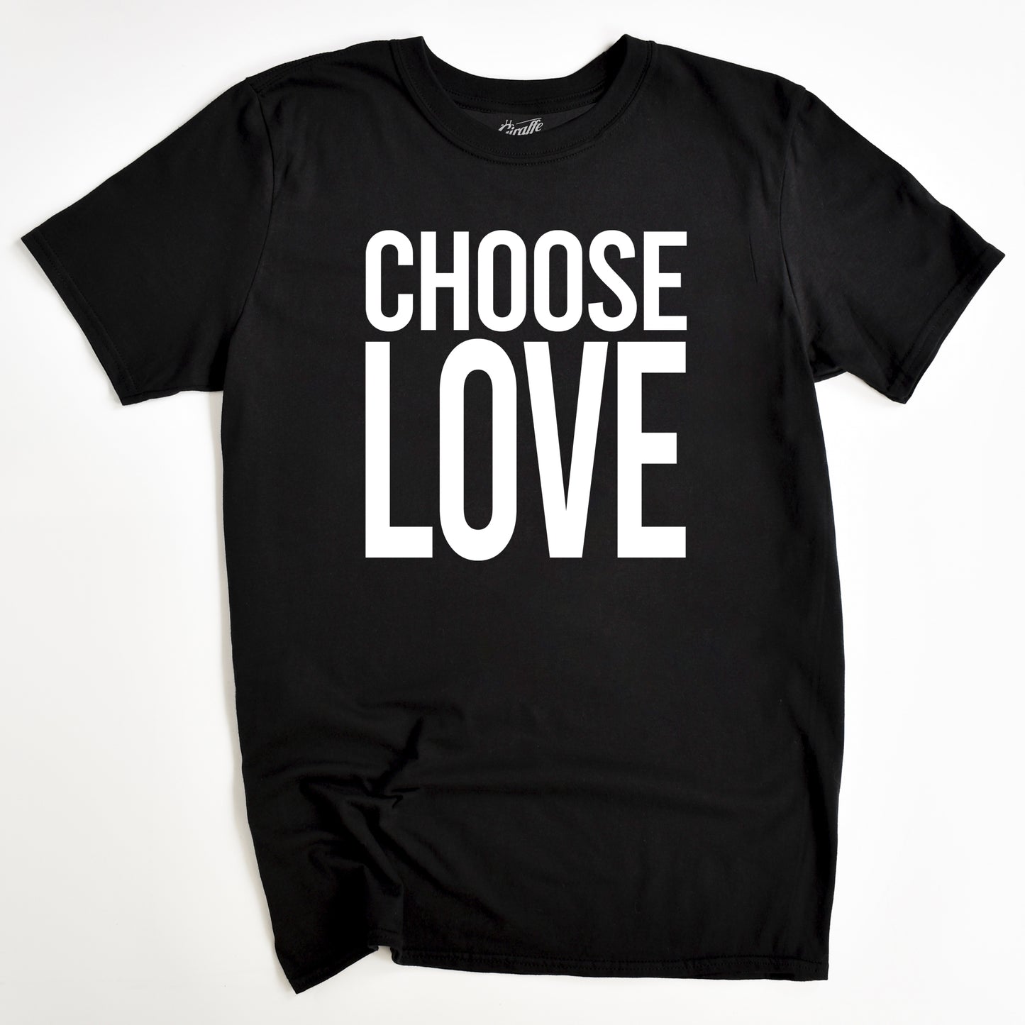 Choose Love T-Shirt - Funny Slogan T-Shirt - 80s Style Love Tee