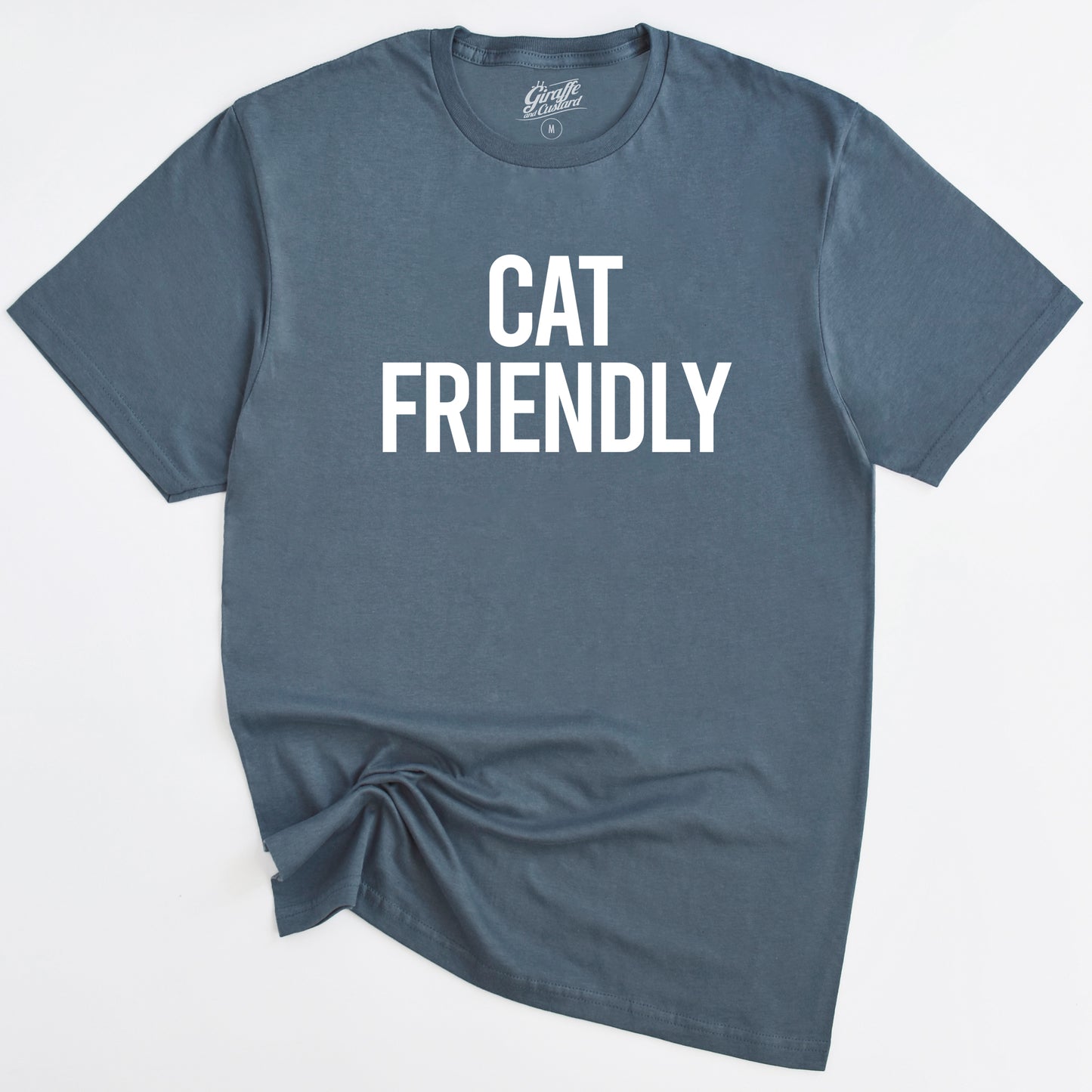 Cat Friendly Cat T-Shirt - Funny Slogan T-Shirt - Cat Lover