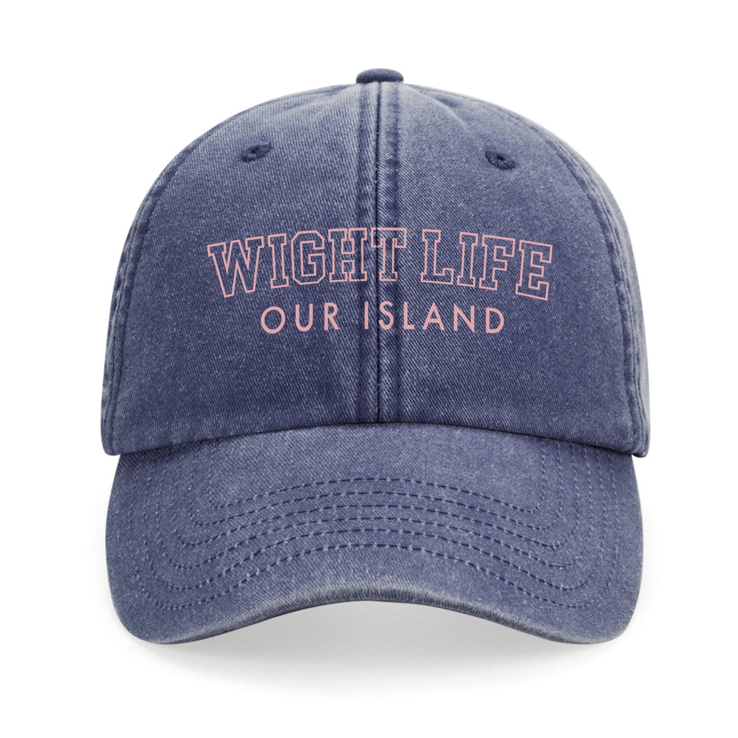 Wight Life Logo College Baseball Cap - Isle of Wight Collection