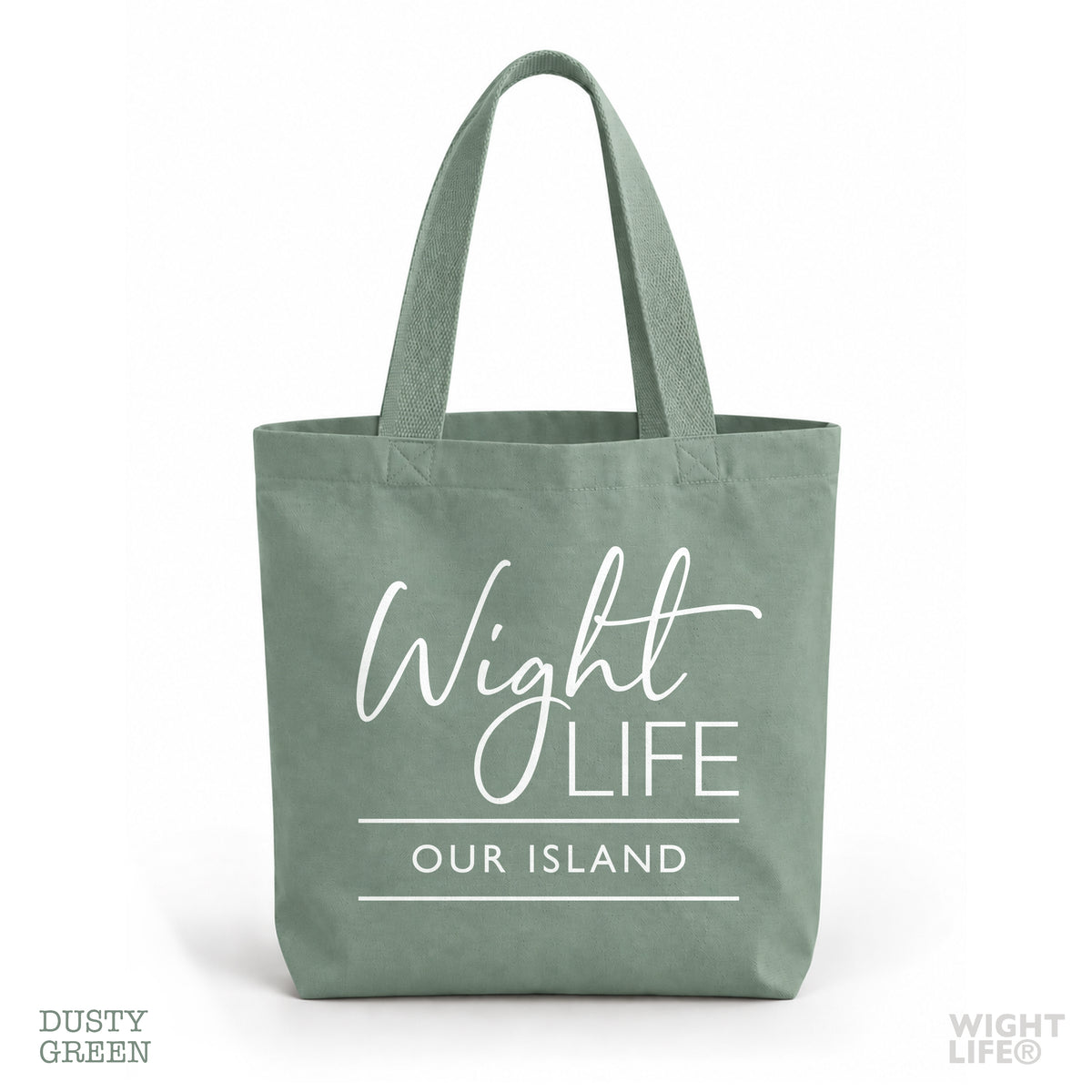 Wight Life Our Island Heavyweight Canvas Tote Shopping Bag