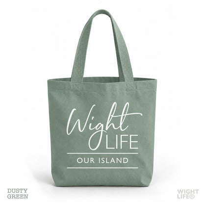 Wight Life Our Island Heavyweight Canvas Tote Shopping Bag