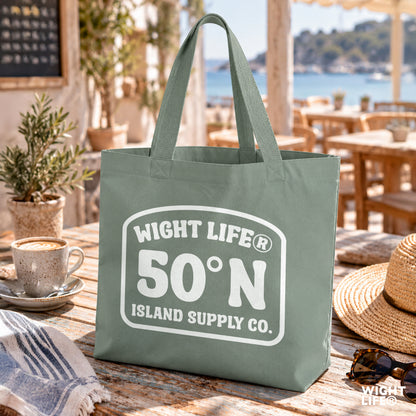 50° North Isle of Wight Heavyweight Canvas Tote Bag | Wight Life®