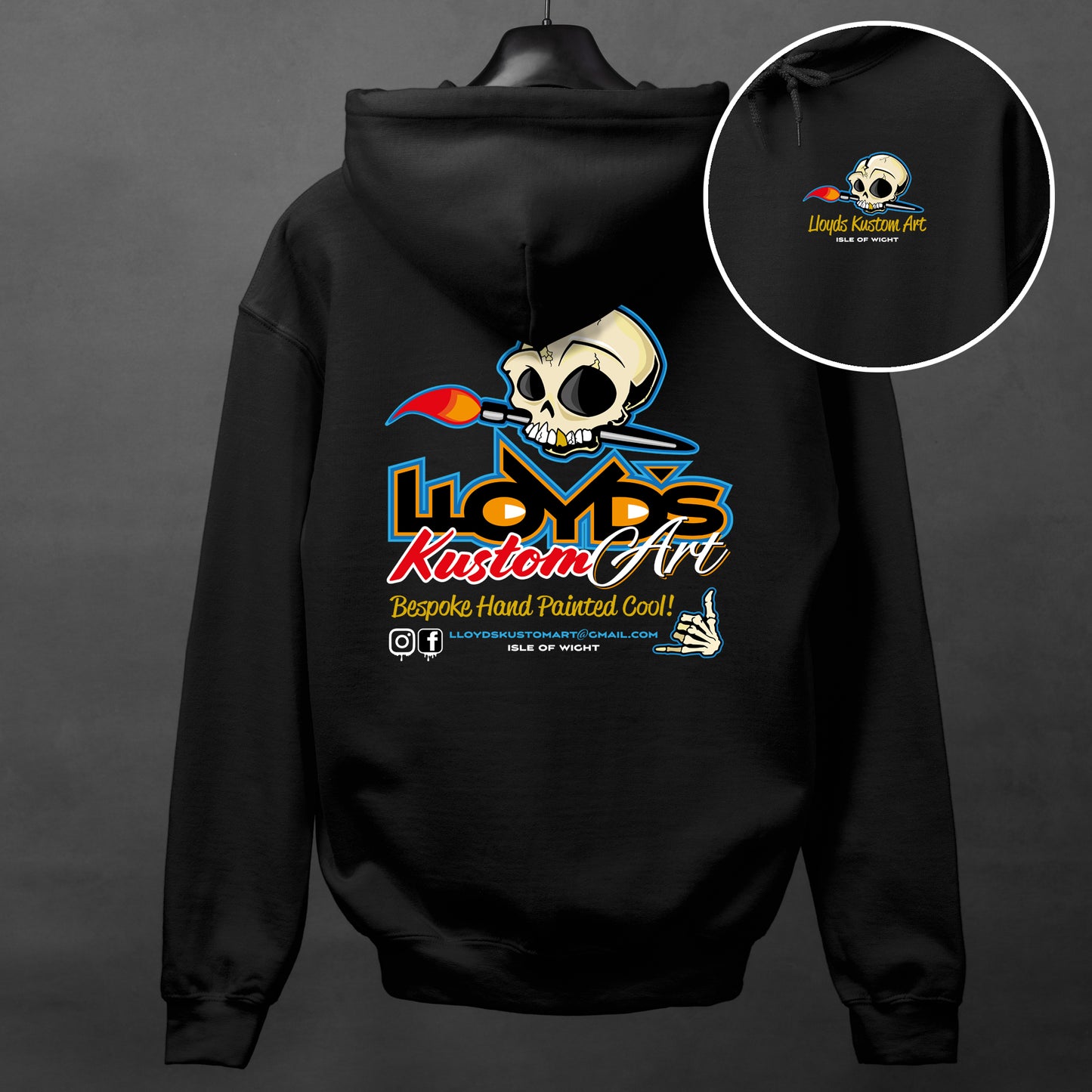 Lloyd's Kustom Art Hoodie - Kustom Art Logo - Unisex Hoodie