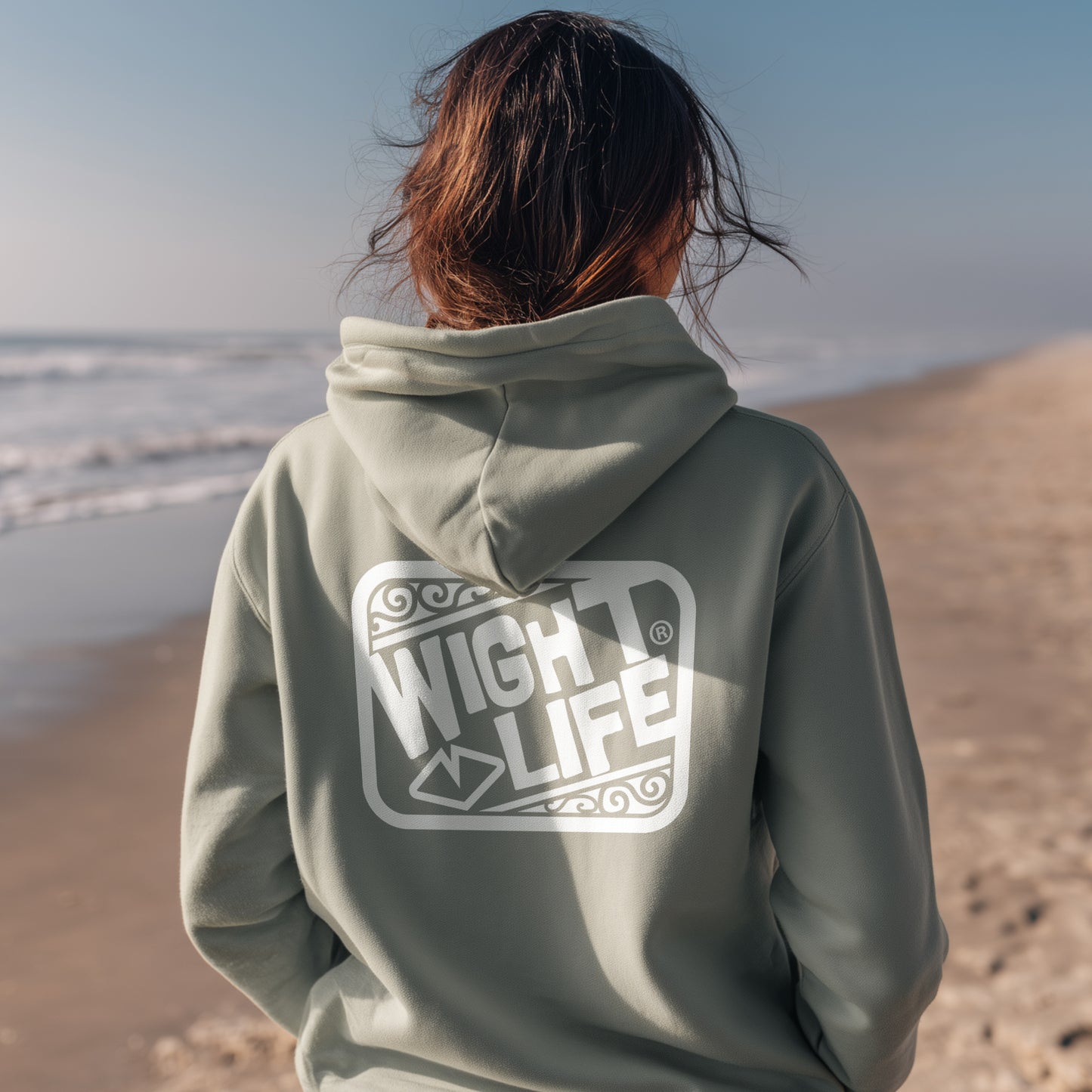 Wight Life Hoodie - Abstract Surf - Unisex Hoodie