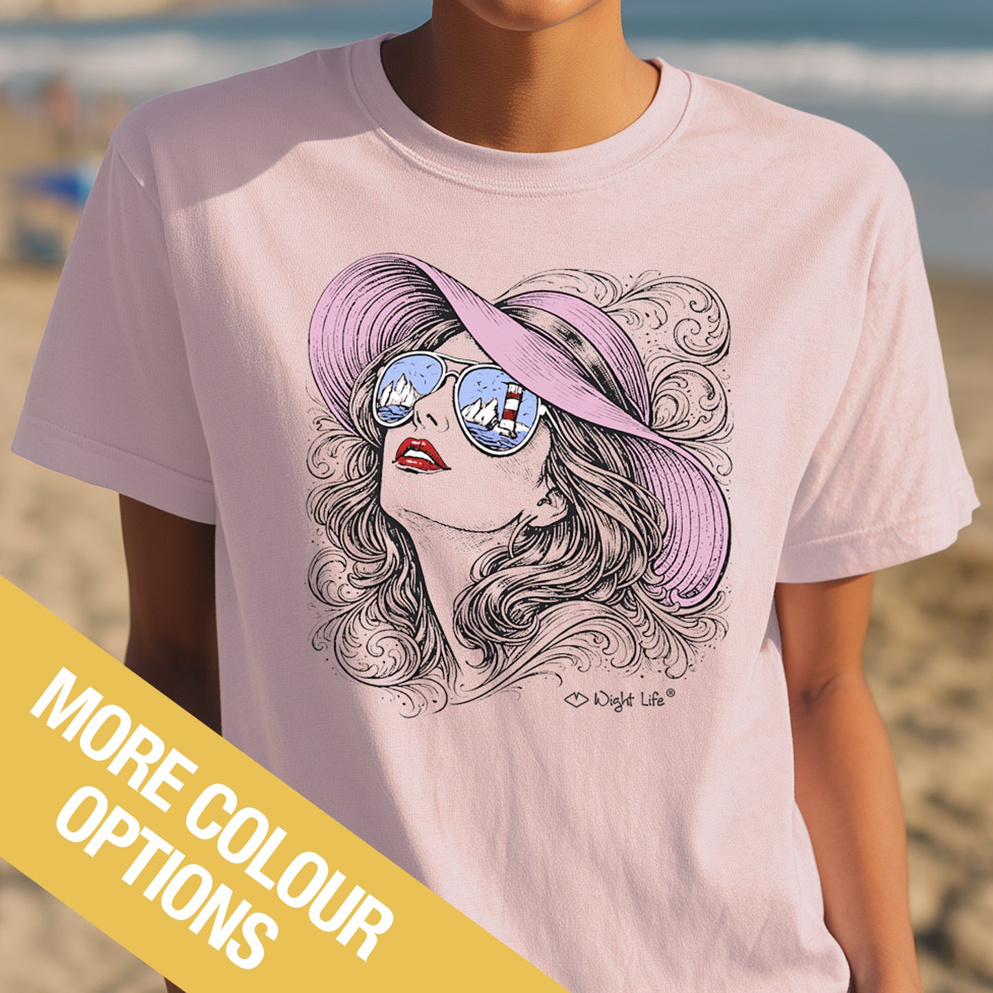 Wight Life T-Shirt - A Day at The Needles- Unisex Isle of Wight Tee