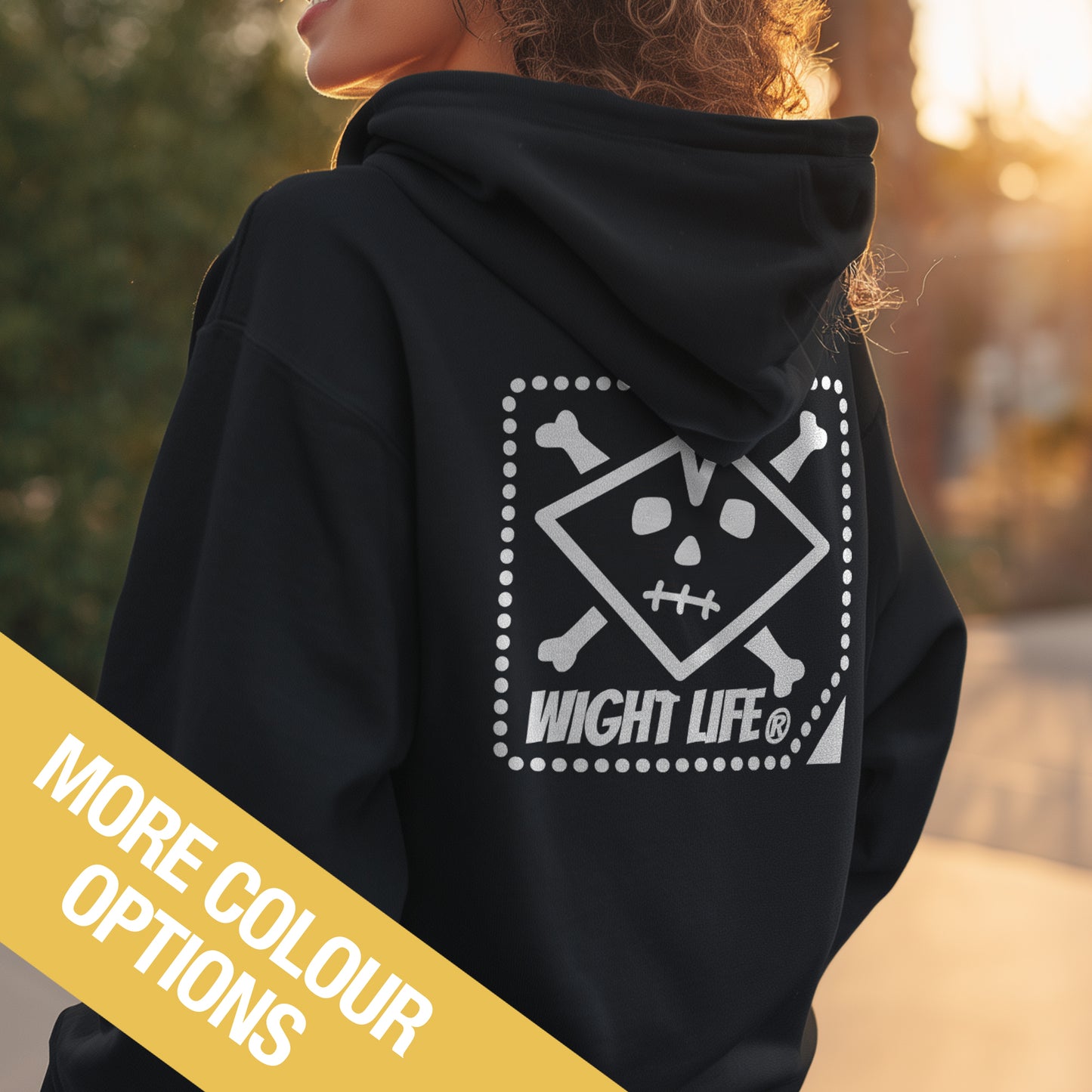 Wight Life Hoodie - Crossbones - Unisex Hoodie