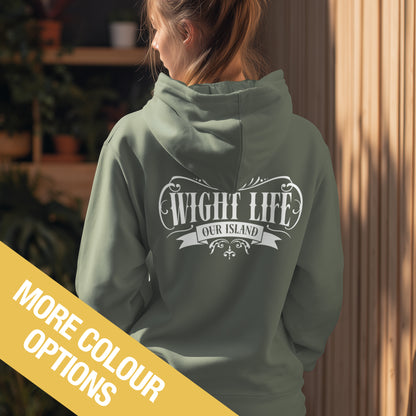Wight Life Hoodie - Tattoo Crest - Unisex Hoodie