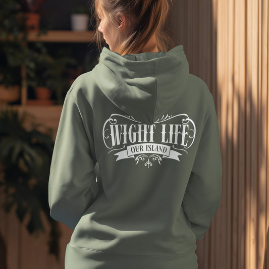 Wight Life Hoodie - Tattoo Crest - Unisex Hoodie