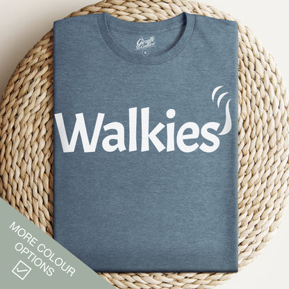 Walkies Dog T-Shirt - Funny Slogan T-Shirt - Dog Lover