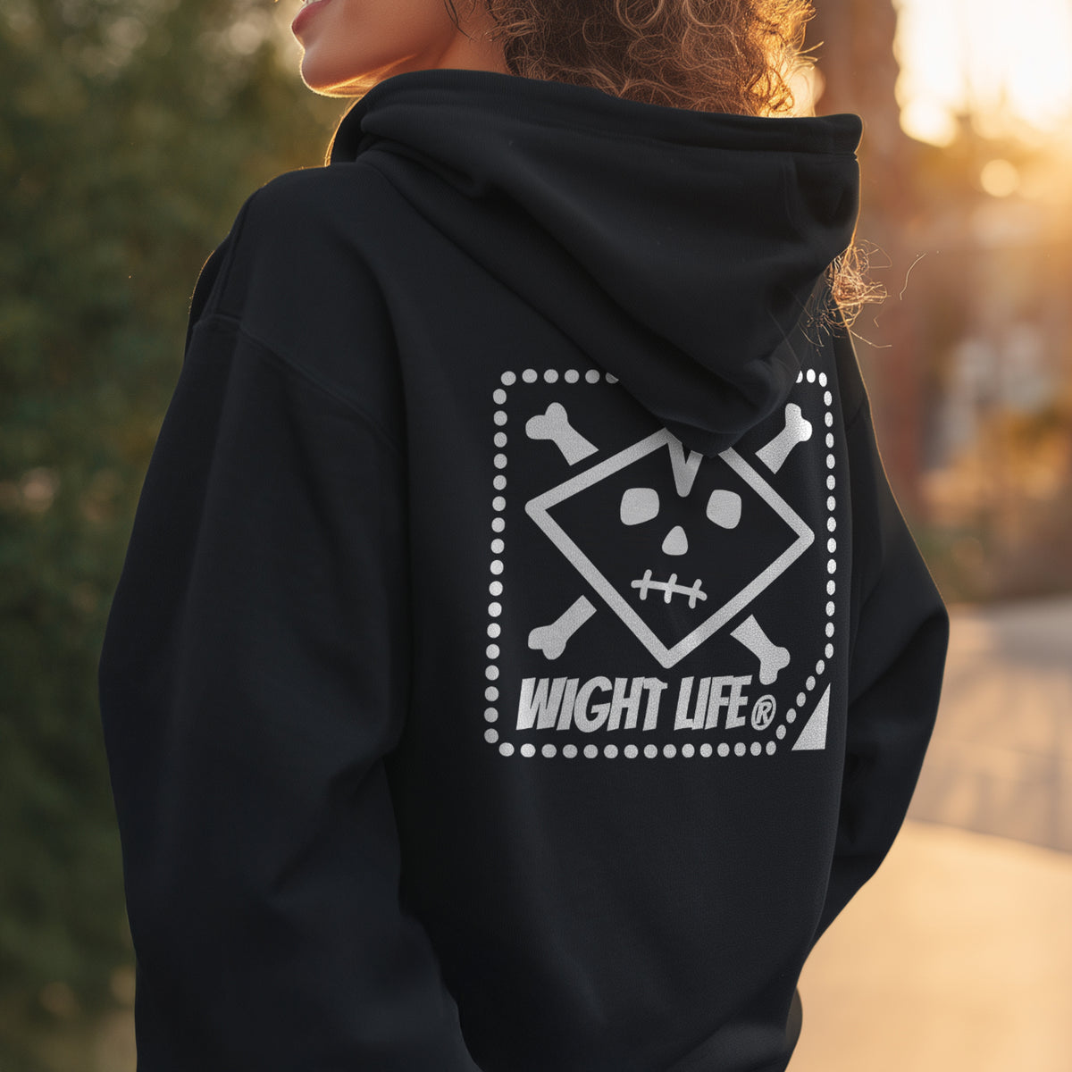 Wight Life Hoodie - Crossbones - Unisex Hoodie