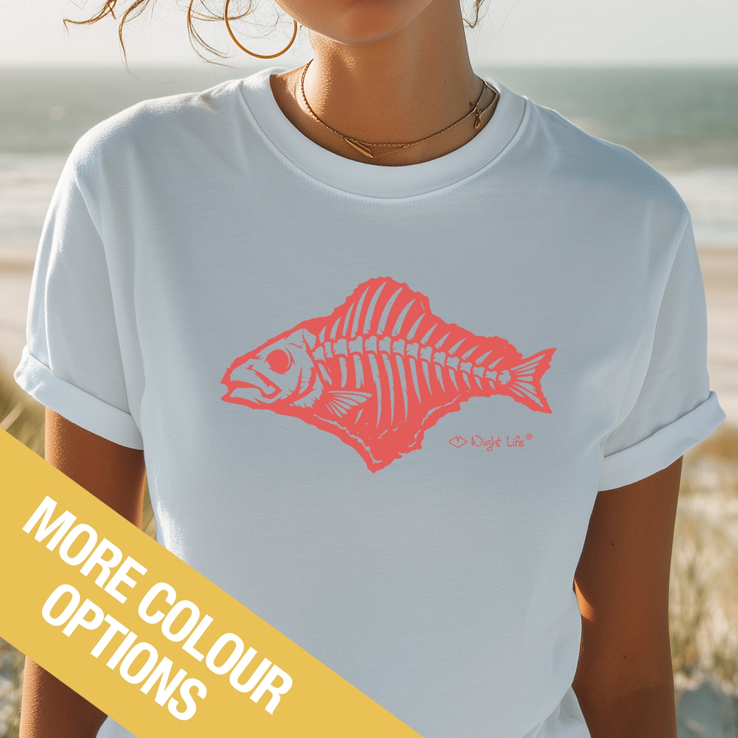 Wight Life T-Shirt - Island Fish- Unisex Isle of Wight Tee