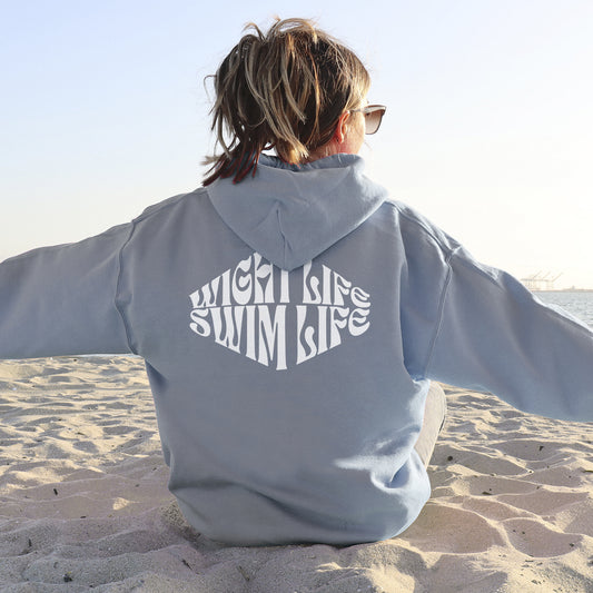Wight Life Hoodie - Swim Life - Isle of Wight Swimming Apparel