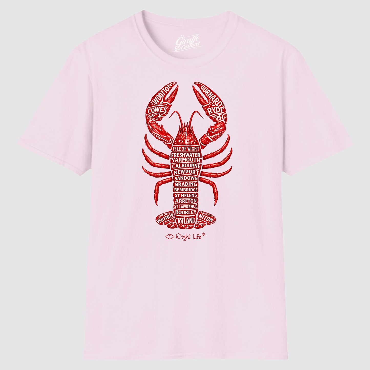 Wight Life T-Shirt - Island Lobster - Unisex Isle of Wight Tee