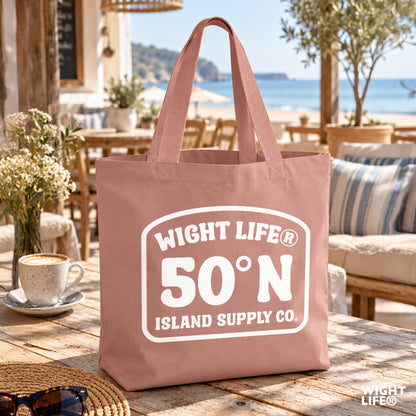 50° North Isle of Wight Heavyweight Canvas Tote Bag | Wight Life®