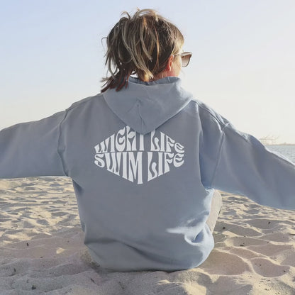 Wight Life Hoodie - Swim Life - Isle of Wight Swimming Apparel