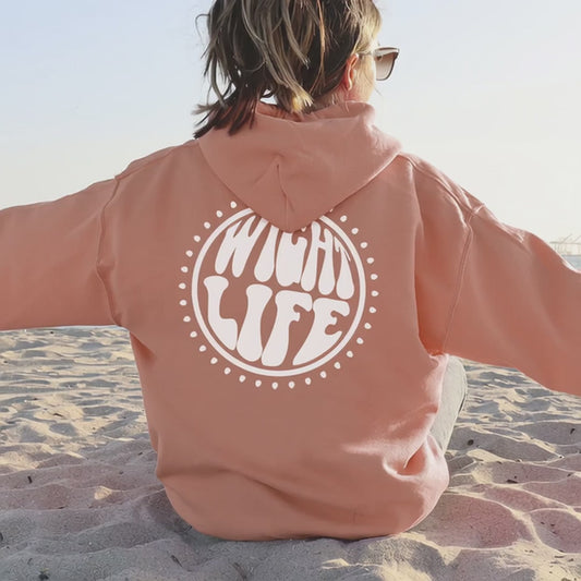 Wight Life Hoodie - Sixties Power Circle - WLH18